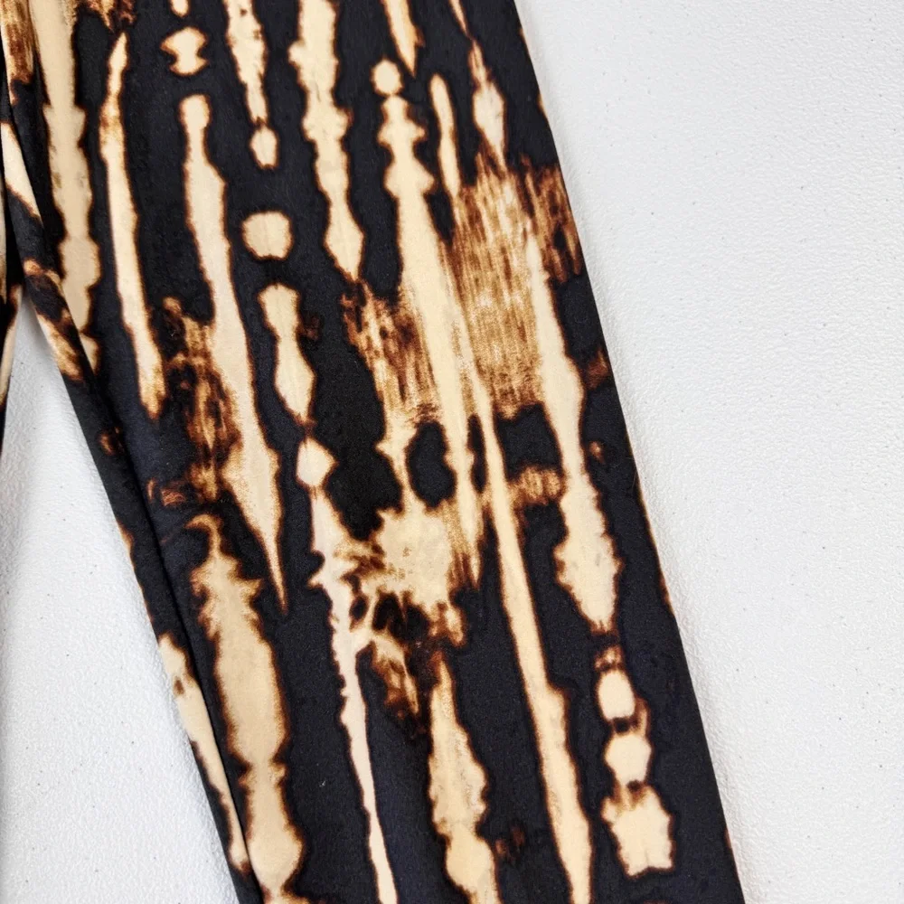 No Boundaries Faux Suede Linear Tie Dye Leggings Juniors‎ Size S/M Small Medium